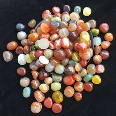 마노석 자갈 수족관 돌 1kg 1개 수조 벚꽃, 프리미엄 컬러 마노 2-3cm 0.5kg, 1L