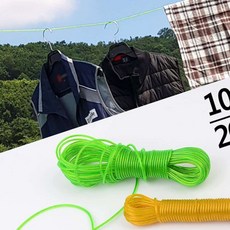 다용도줄 다목적 면로프 빨래줄 와이어로프 캠핑 건조, 길이_10M