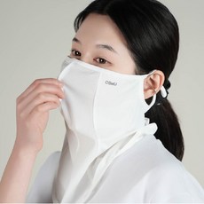 오베유 숨쉬기 편한 새부리형 골프 자외선차단 마스크, 화이트, 1개