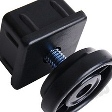 MB1 파이프캡조절발 사각 테이블높이조절 가구발, 25X25-9mm
