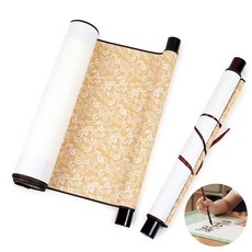 롤형 서예 종이 2개 서예도구 화선지 서예화선지 서예준비물 서예붓말이, 그린