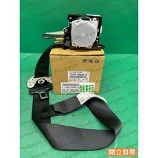 (汽車零件專家)豐田 YARIS 1.5 73220-0D540-C0 左前駕駛座邊 安全帶 安全帶總成 前座安全帶總成, 1個
