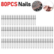 녹슬지 않는 더블 못 단단한 나무 개 10 스레드 300 나사 보드용 하드 스커트 세트, 80pcs Nails, China Mainland