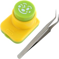 알콩 다양한 얼굴 김펀치 + 꾸미기 스텐 핀셋 세트, 1개