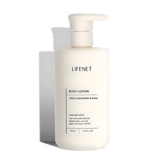 LIFENET 香氛身體乳液 Fresh Mandarin & Basil, 500ml, 1瓶