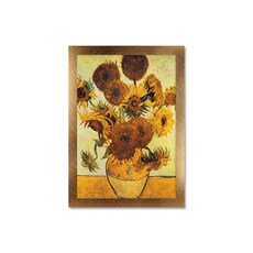 액자세트 해바라기 14송이 인테리어 우드골드 사진 꽃무늬 500피스퍼즐 91730PC 1(PC), 1개