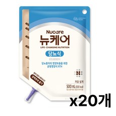 뉴케어 당뇨식 RTH 파우치 500ml (20팩), 20개