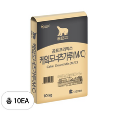 곰표 케잌 도너츠 가루 M/C, 10kg, 10개