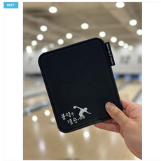 손에 착 감기는 볼링매니아 볼타올, 1개, 블랙