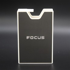 FOCUS 鋁合金軟包菸盒 防潮防壓 多色可選, 1個, (FM2)鋁合金軟包菸盒-黑色