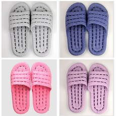 발편한 EVA 욕실화 물빠짐 미끄럼방지 욕실화 슬리퍼, 퍼플, 1개