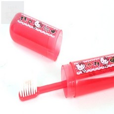 호호마켓 키티 칫솔세트 휴대용, 1개