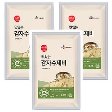 CJ 이츠웰 맛있는 감자수제비 1KG, 3개