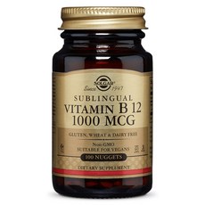 SOLGAR 維他命B12素食錠 1000mcg, 100顆, 1罐