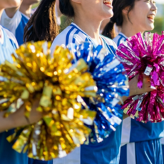 올리올망 치어리딩 응원 수술, 5개, 블루