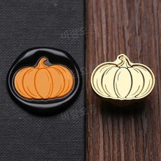 초대장 왁스 스탬프 할로윈 스컬 패턴 1개 탈착식 황동헤드, 98-2.5cm