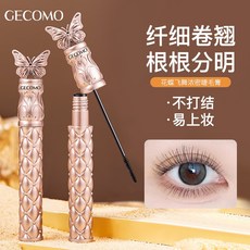 GECOMO 花蝶飛舞濃密睫毛膏, 1個, CECOMO花蝶飛舞濃密睫毛膏, Black