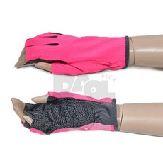 다올 여성 반장갑 라이딩장갑, M(여성용) 블랙