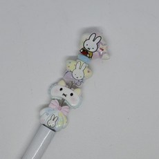 B75 볼펜꾸미기 볼꾸 동대문 꾸미기 DIY 컬러 캐릭터 귀여운 토끼 래빗, B75 볼펜꾸미기 볼꾸 동대문 꾸미기 DIY 컬러 캐릭