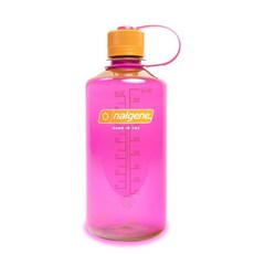 nalgene 1000 ml 寬口登山戶外運動耐熱水壺 火鶴粉, 1個, 窄口