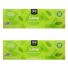 365 Whole Foods Market 365 홀푸드마켓 라임 탄산수 355ml, 24개