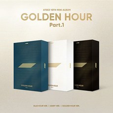 ATEEZ 에이티즈 - 미니 10집 앨범 골든아워 GOLDEN HOUR Part.1 일반반 / 버전, BLUE HOUR (청록)