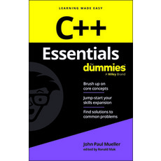 (영문도서) C++ Essentials for Dummies Paperback, English, 9781394307883