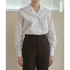 패션스타트 패턴인 P1699 여성 오픈 칼라 더블 버튼 셔츠 옷 패턴 옷본 도안, 1개, 혼합