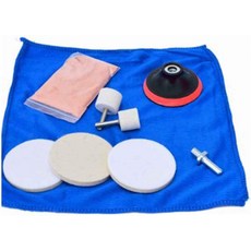 카칼로테 9Pcs/세트 유리 연마 키트 다기능 딥 스크래치 리무버 자동차 폴리쉬 패드 세륨, 9 Piece Set, 1개
