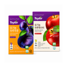 테일러 하루 푸룬 + 애사비 2종세트, 2개, 400ml