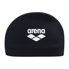 아레나 수영모자 로고 스판 수모 A5AC1AS02, 블랙