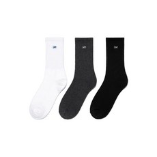 LEE 남성 트위치 로고 삭스 3PACK 믹스 LE2503SK41MX 482680