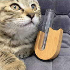 투빈하우스 냥냥이 수염 보관함 우드 케이스 마그넷, 블랙 월넛, 1개