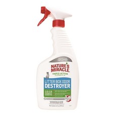 8in1 自然奇蹟 貓用活氧酵素去漬除臭噴劑 防抓咬噴劑 去漬除臭消臭 寵物清潔, 709ml, 1瓶