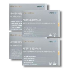 더리틀스 K2 케이투 미네랄부스터 비타민D 바실루스나토균 GNOSIS 칼슘 마그네슘, 60정, 4개