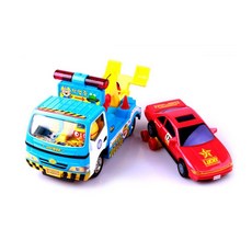 뽀로로 견인차 자동차 견인 기차놀이 장난감 남아선물 남자아이선물, 1개