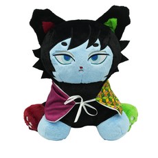 귀멸의 칼날 토키토 무이치로 냥이 봉제인형, 1개, 망토, 30cm
