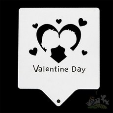 베이킹 영문 스텐실도안 빌렌타인데이 net*2919eX