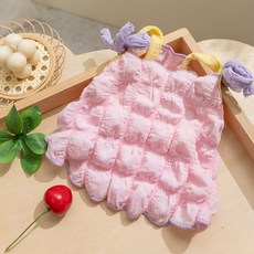 DFMEI 新款狗狗衣服春夏季薄款泡泡格吊帶背心泰迪小狗貓咪寵物衣服, 1個, 粉色泡泡格