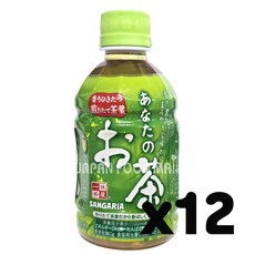 산가리아 당신의 녹차 아나타노오차, 12개, 280ml
