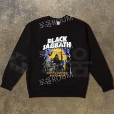 블랙 사바스 BLACK SABBATH 가을 겨울 프린트 긴소매 티셔츠 유니섹스 맨투맨
