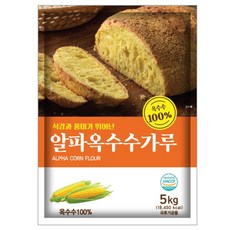 새롬푸드 맛좋은 알파옥수수가루, 5kg, 1개
