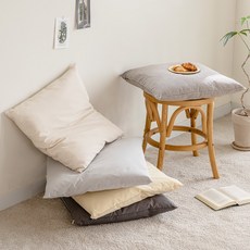 파르페by알레르망 몬드 면 방석커버, 버터크림, 솜 미포함