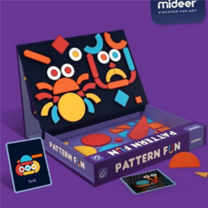 아동 자석 보드 어린이 교구 놀이 유아 자석 보드 창의 패턴 학습 도형 블록