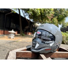 新兄弟帽店 BELL Broozer 跨界科技機能帽 教士帽 可拆式下巴 造型帽 水泥灰, 1個, M