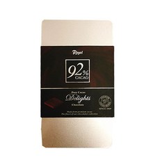 로얄 다크 초콜렛 카카오 다크 90g 말차 홍차 오렌지 블루베리 다크 천일염, K. 오리지널 맛 92 110gx1박스 22개