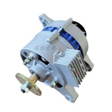 굴삭기 알터네이터 12V 포크레인 브러시리스 고전력, A. 500W 단일 휠