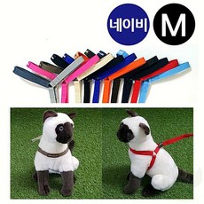 지엠펫 강아지 하네스 스카이워크 Y형 네이비 M 산책 가슴줄 1개입