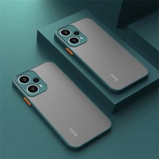 Xiaomi Note 12 Turbo 13 11 10 Pro Plus 5G 충격 방지 범퍼 폰 커버 용 고급 매트 갑옷 케이스 Redmi 12 12C 10 10C 4G 용, Redmi Note 13 4G, 60)Dark Green