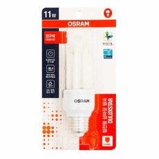 삼파장램프 삼파장형광등 형광등램프 11W 절전 전구 40080PC 1(pc), 색상, 1개